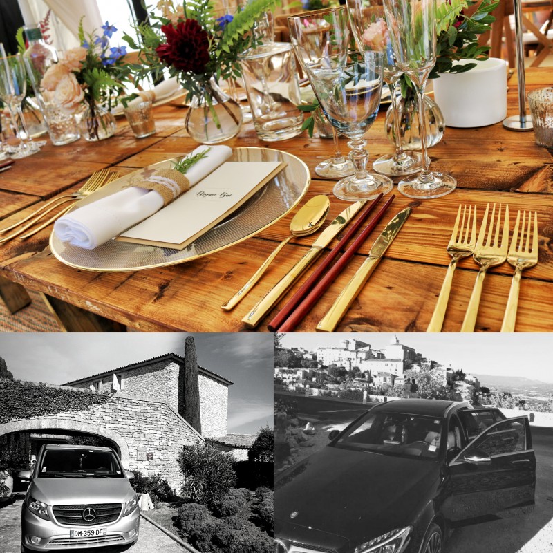 Chauffeur pour vos sorties au resto en Luberon !