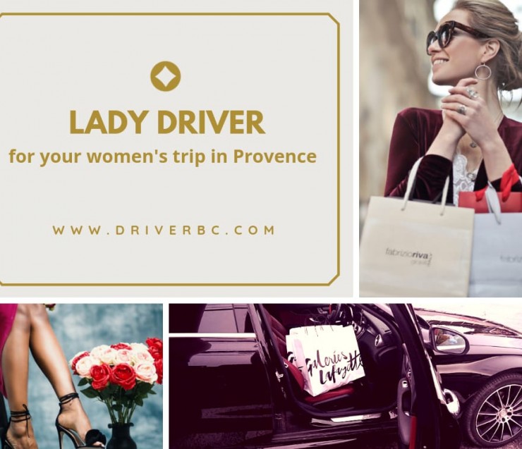 Lady driver for your women's trip in Provence !